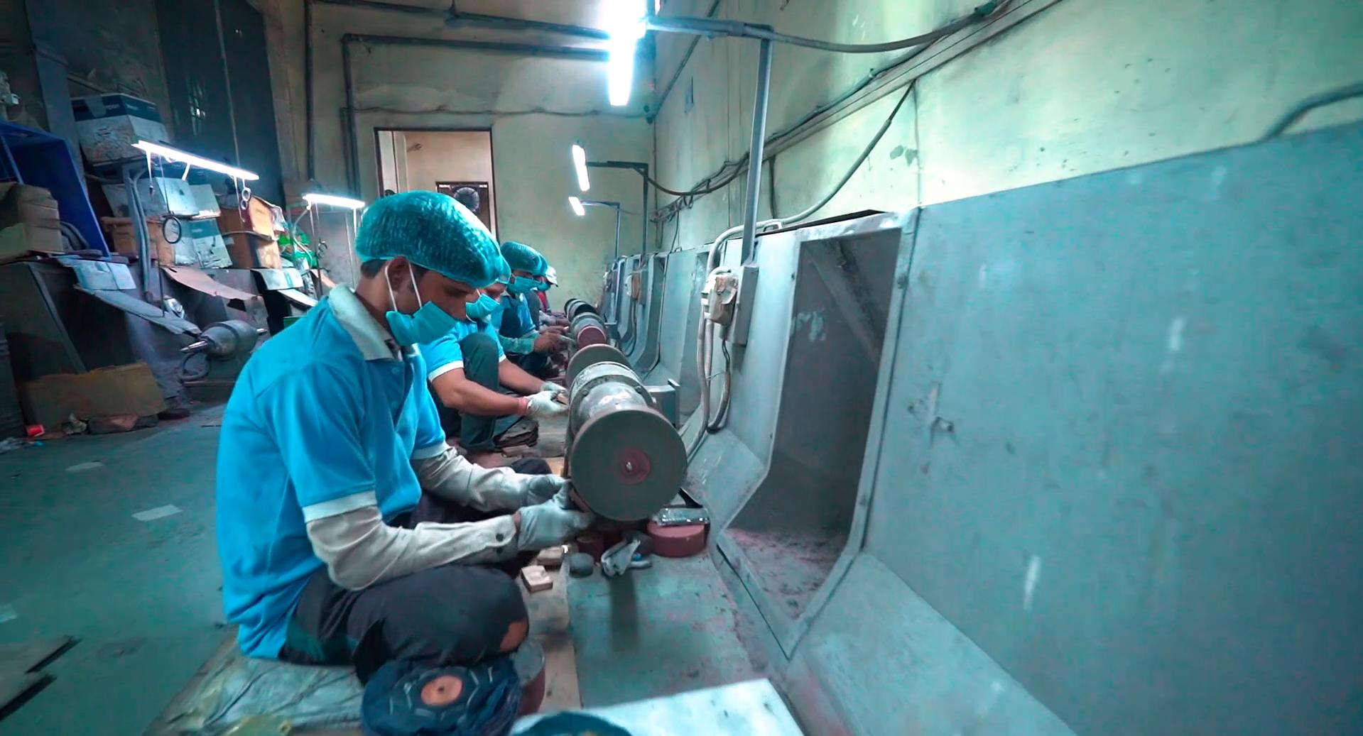 In-process quality checks on production line